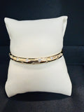 Burnished Bezel Bangle