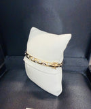 Burnished Bezel Bangle