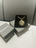 The day we joined Gold pendant