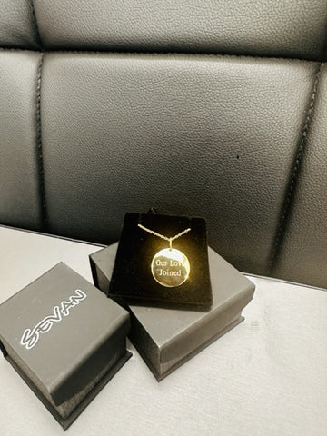 The day we joined Gold pendant