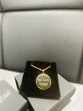 The day we joined Gold pendant